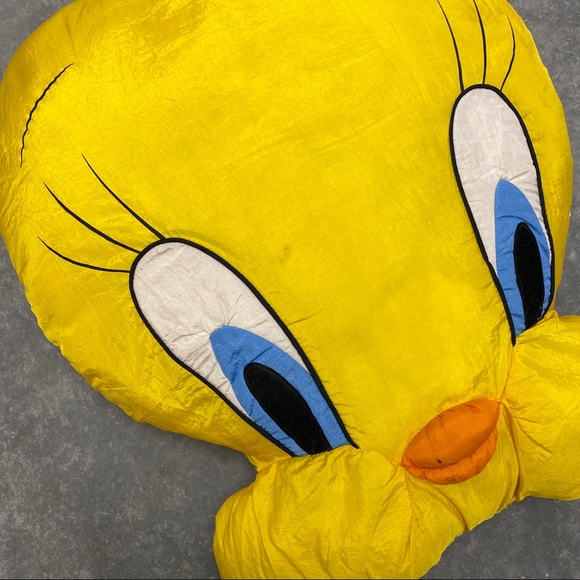 Vintage 90s looney tunes tweety bird pillow large - Picture 2 of 5